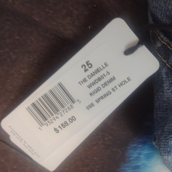 WEWOREWHAT the Danielle high rise vintage straight jeans size 25 - Picture 4 of 6